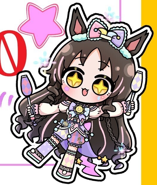 トリックリボネッタステッカー