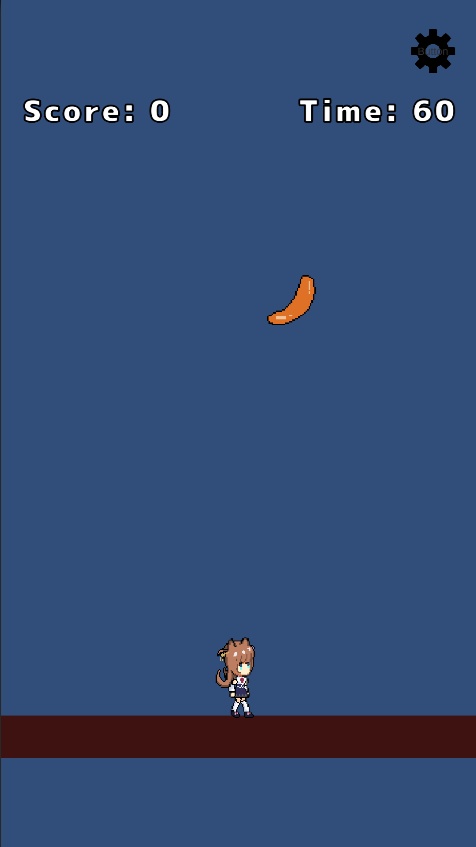 Android用ゲーム「柿の種キャッチ」