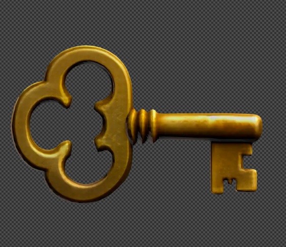 【3Dモデル】古い鍵 パート1 / ホラー / ファンタジー / ゲーム素材