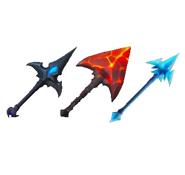 【3Dモデル 武器】槍の3点セット / ランス / ファンタジー / RPG / ゲーム素材