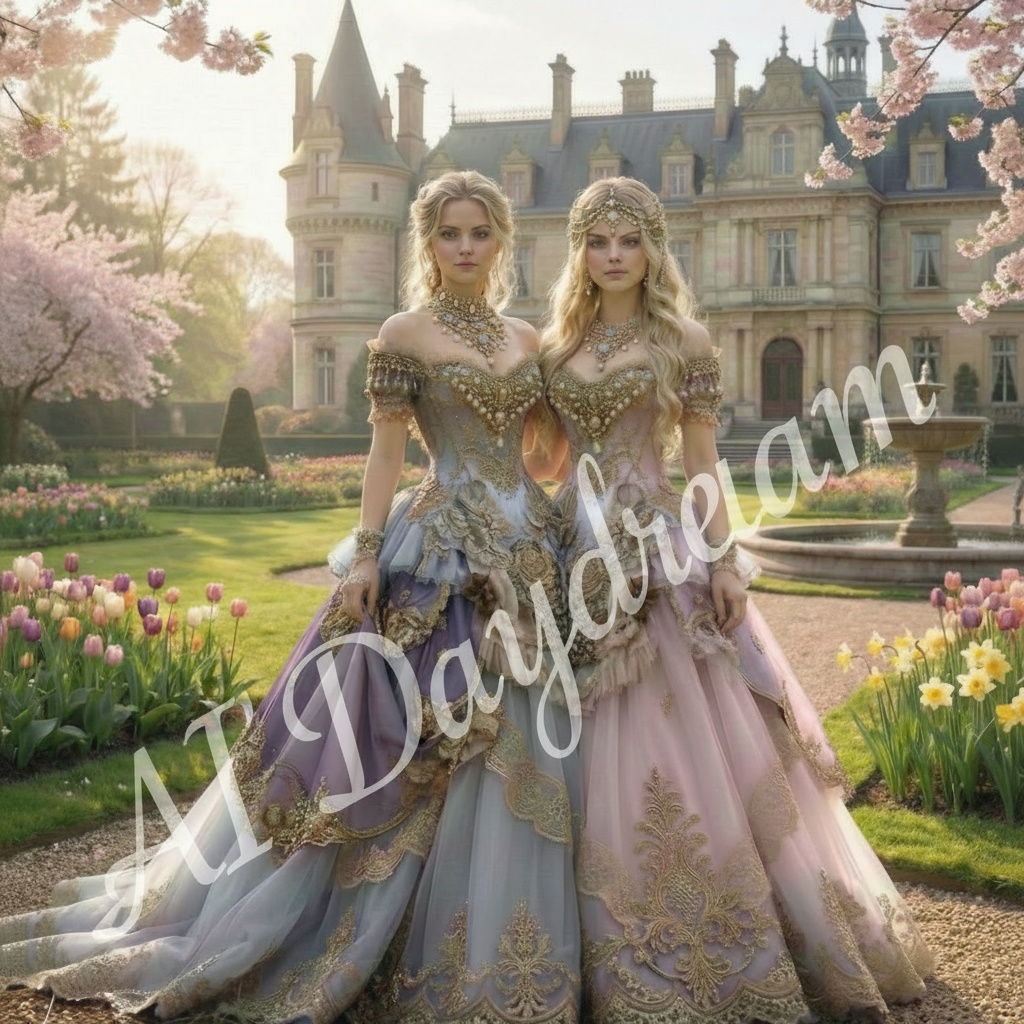 AI画像 Spring ~ Palace of Cherry Blossoms ~ No.2 桜の花の宮殿 1枚