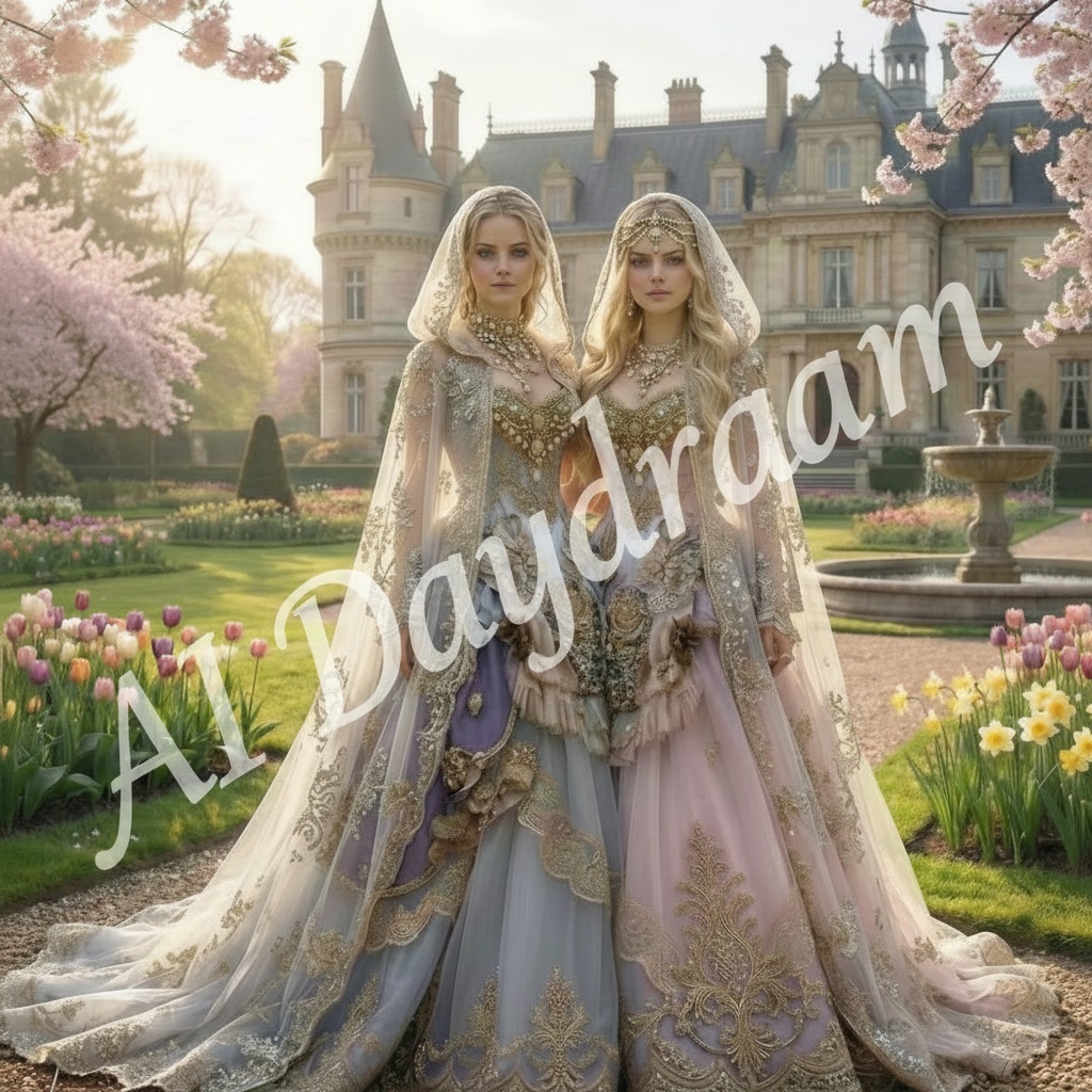 AI画像集 Spring ~ Palace of Cherry Blossoms ~ 桜の花の宮殿 No.1~No.6 6枚セット