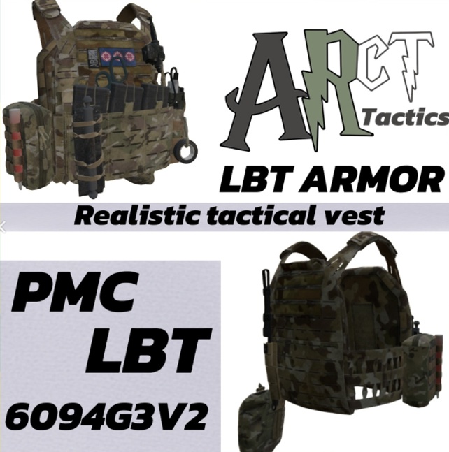 【VRC】Realistic tactical vest LBT 6094G3V2