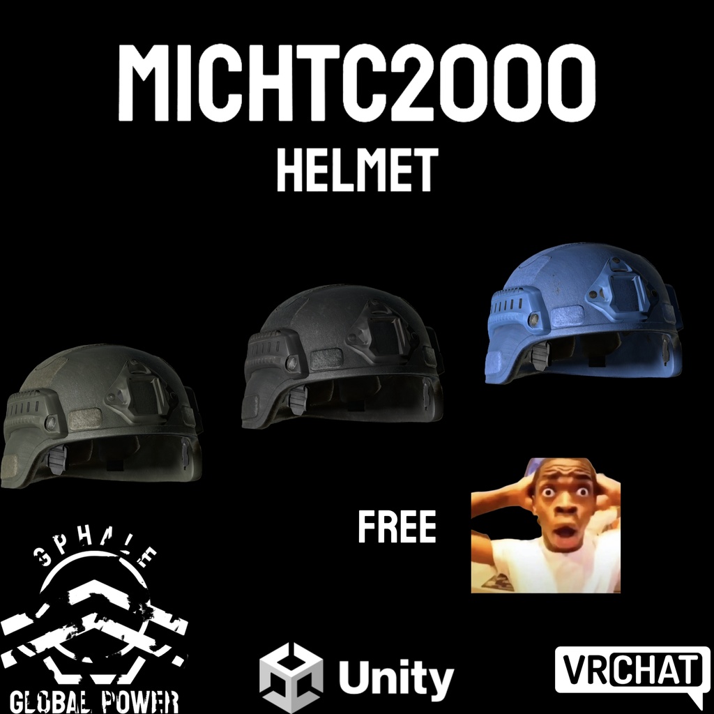 【VRC】MichTC2000 Tactical Helmet(Free)