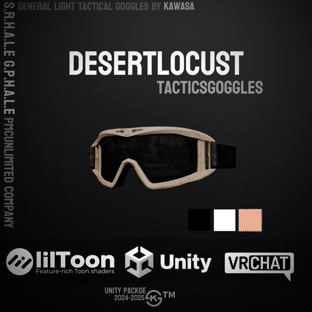 【VRC】Tactical Goggles DesertLocust