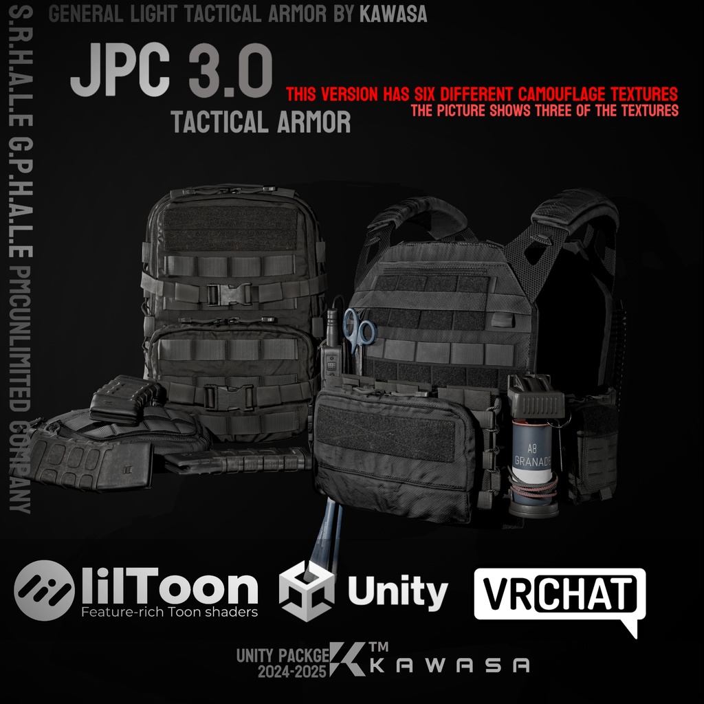【VRC】JPC3.0 Life extension type Tactical Vest