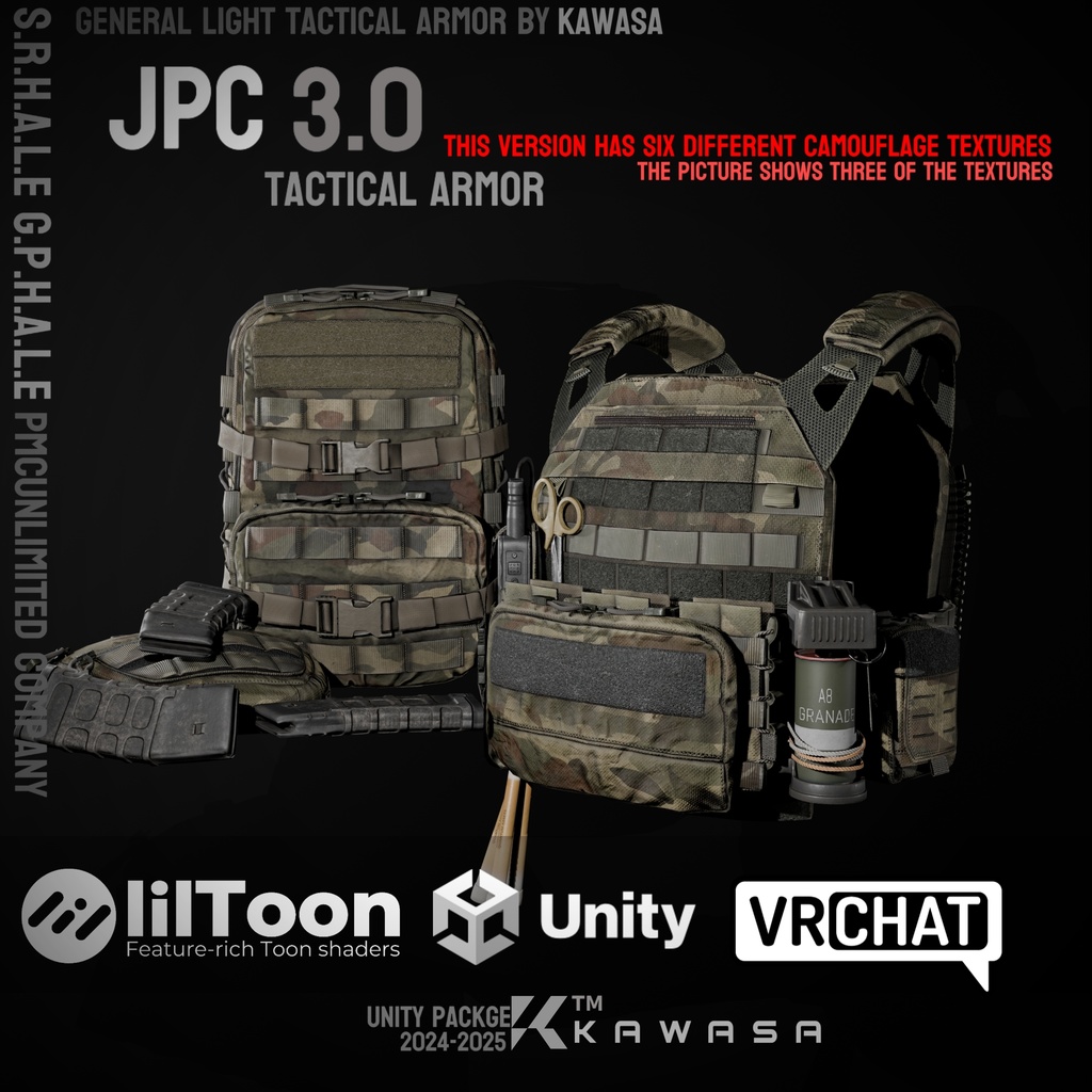 【VRC】JPC3.0 Life extension type Tactical Vest