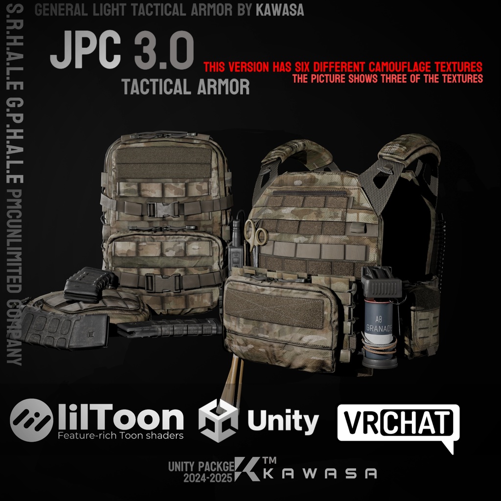 【VRC】JPC3.0 Life extension type Tactical Vest