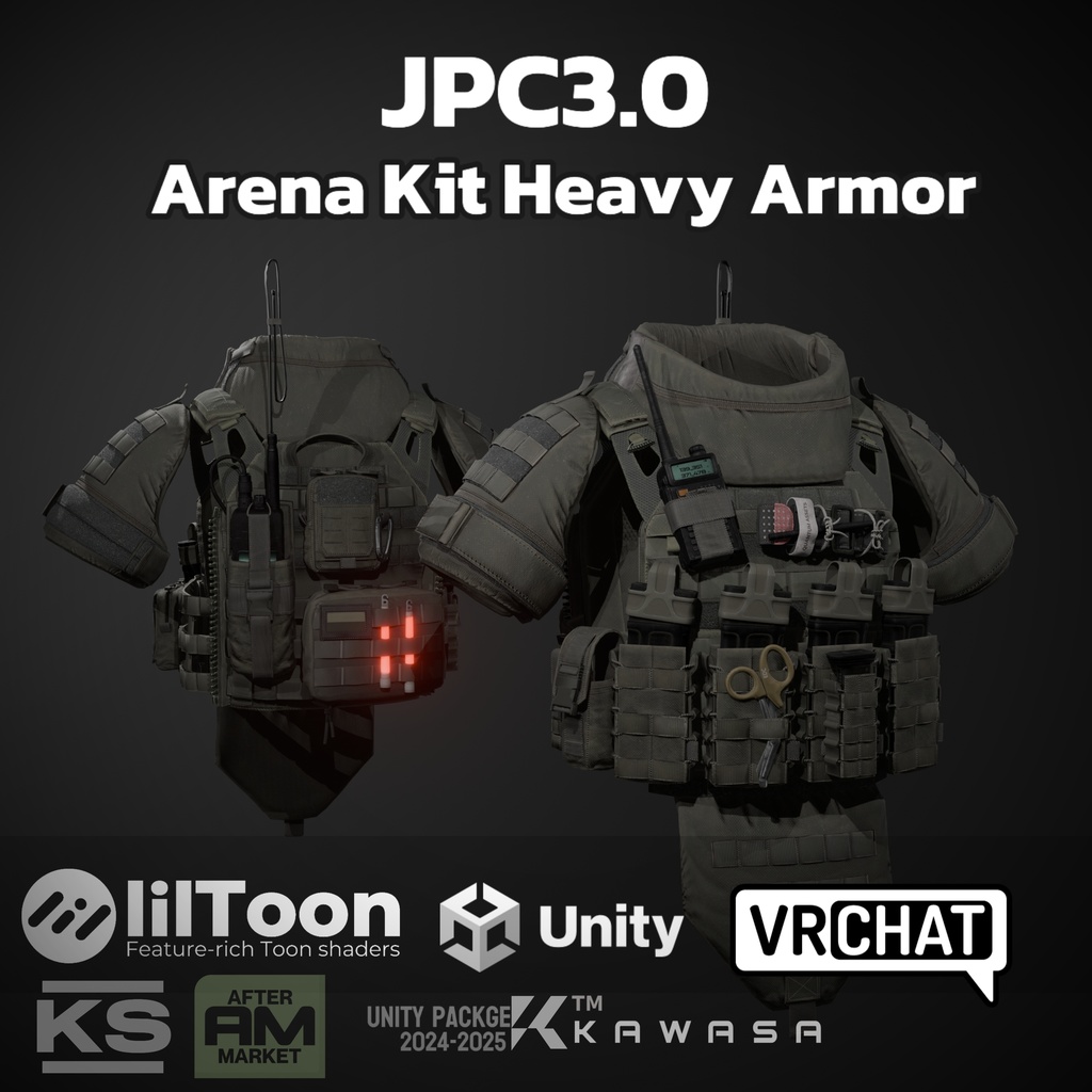 【VRC】JPC3.0 Arena Kit Heavy Armor