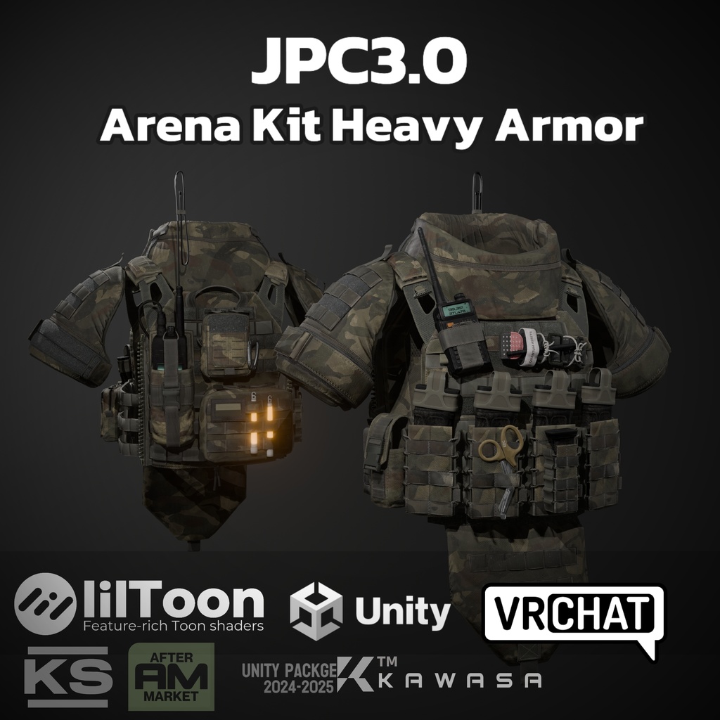 【VRC】JPC3.0 Arena Kit Heavy Armor