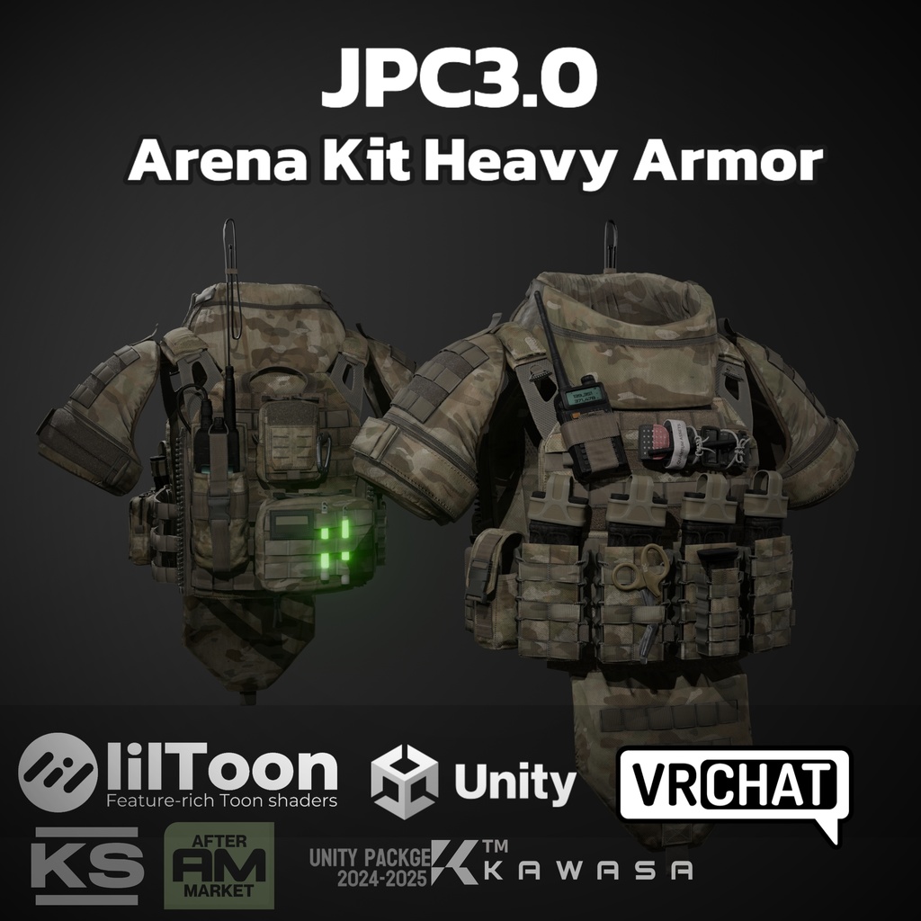 【VRC】JPC3.0 Arena Kit Heavy Armor