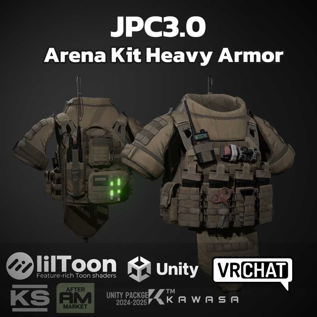 【VRC】JPC3.0 Arena Kit Heavy Armor