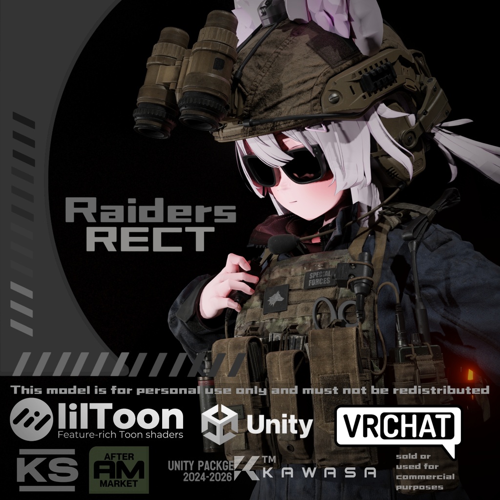 【VRC】Raider Outfit Set
