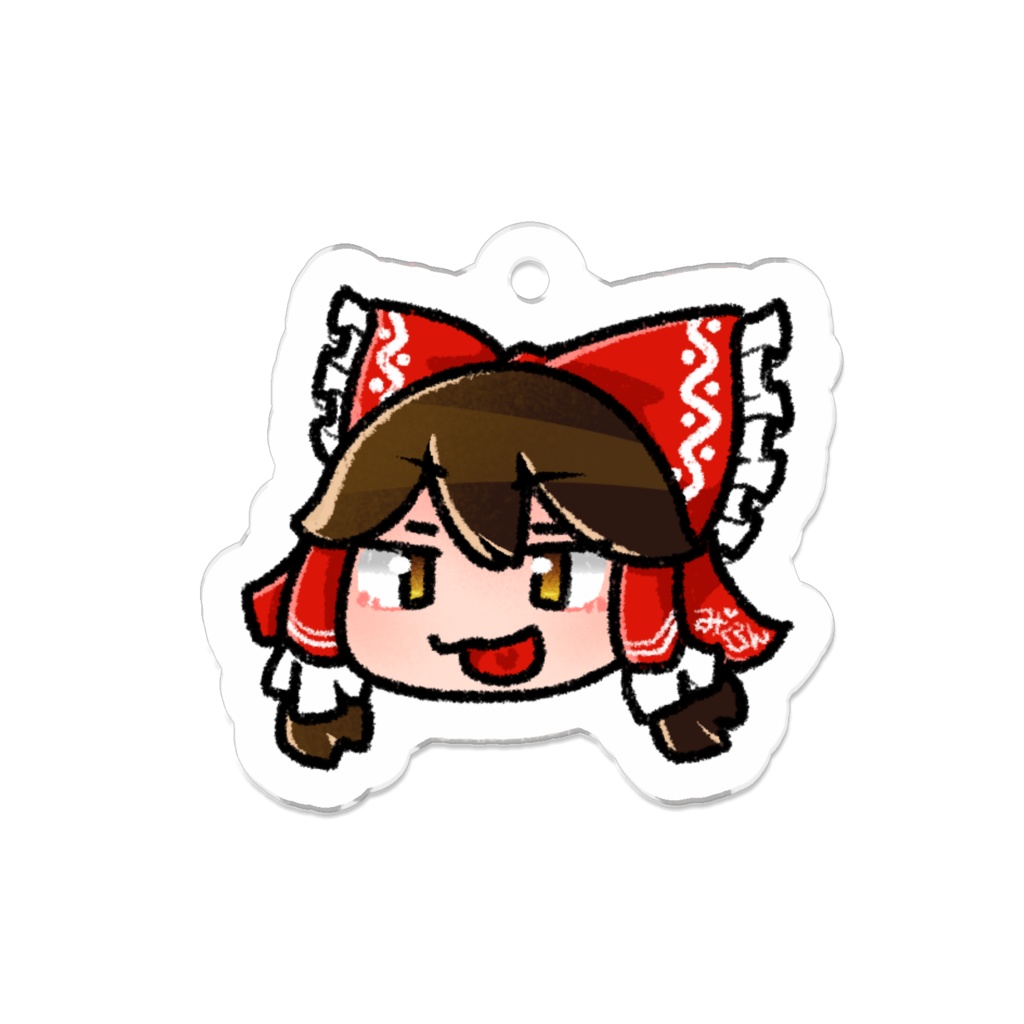 ゆっくり霊夢アクリルキーホルダー