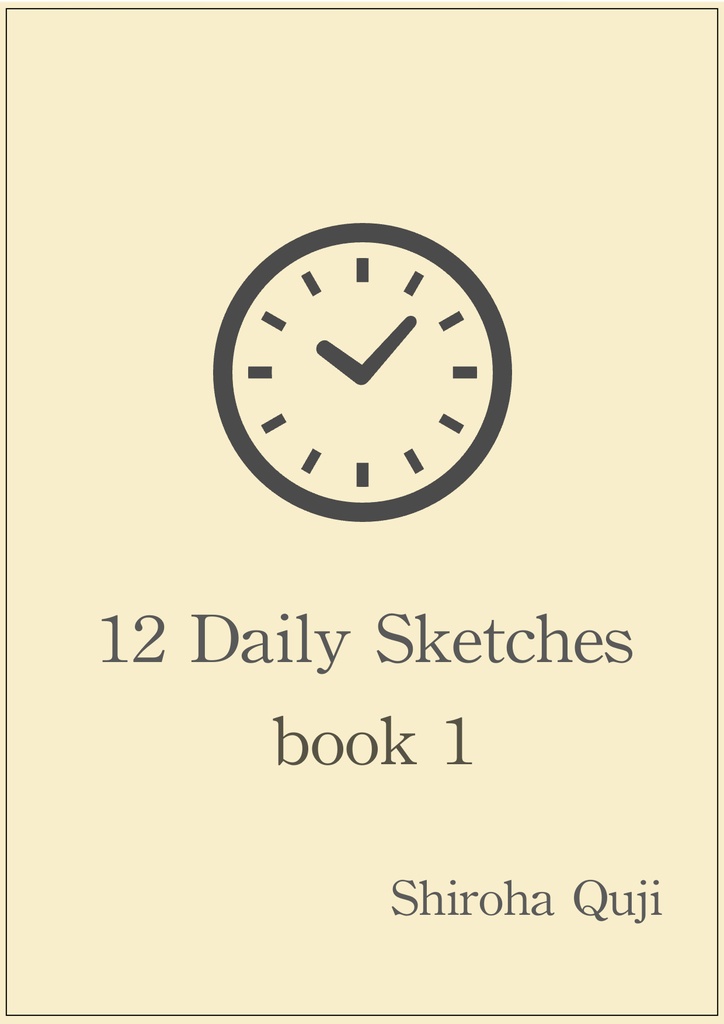 【楽譜・ピアノソロ】『12 Daily Sketches - Book1』- 全12曲