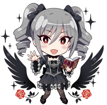 (販売終了) 神崎蘭子(通常やみのま.ver) /アクリルキーホルダー【歌姫庭園18】