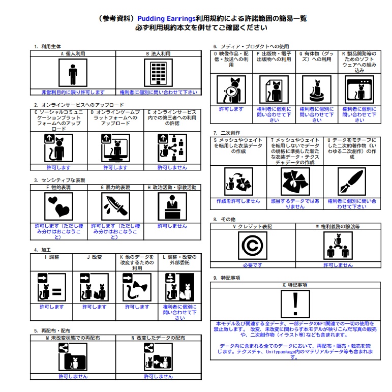 🍮プリンのアクセサリー/Pudding Earrings【VRChat想定】🎀