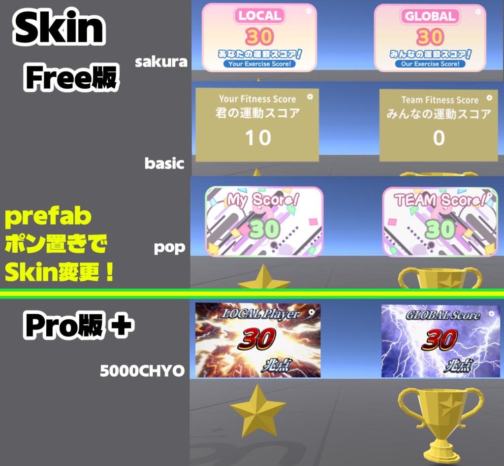 【無料】みんなの運動スコア! / Exercise Score System【Quest対応】