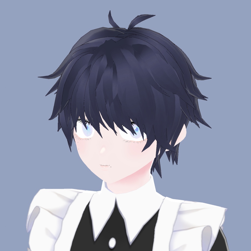 【vroid用髪型】つんつんショート 少年 男 中性 ヘア ヘアプリセット