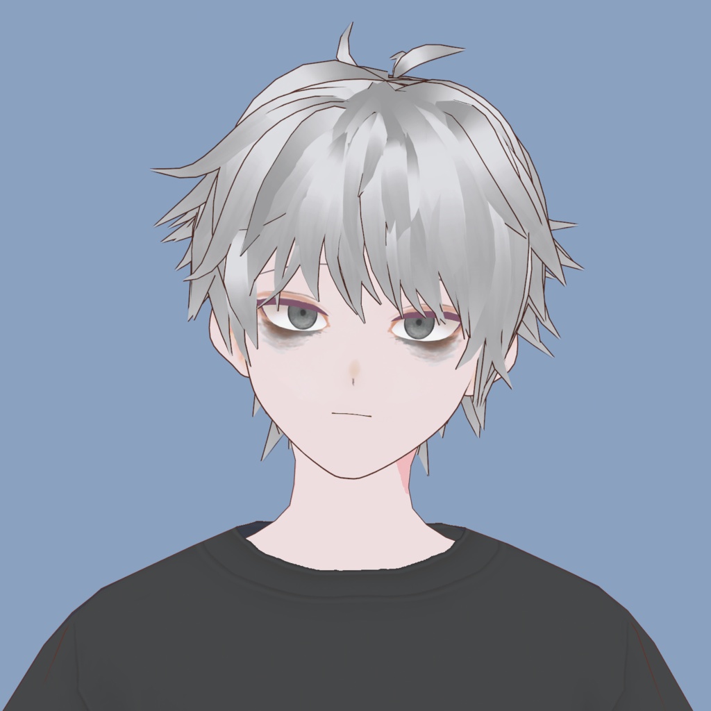 【vroid用髪型】つんつんショート 少年 男 中性 ヘア ヘアプリセット