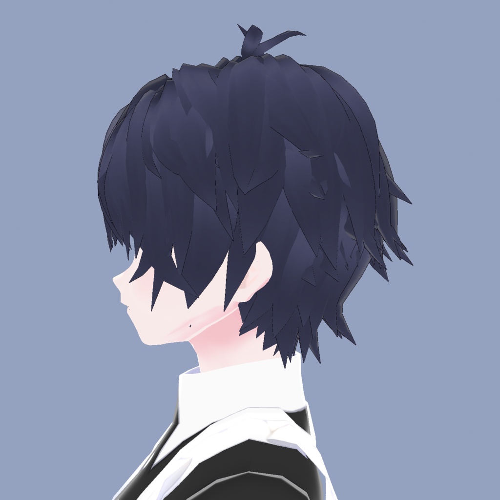 【vroid用髪型】つんつんショート 少年 男 中性 ヘア ヘアプリセット