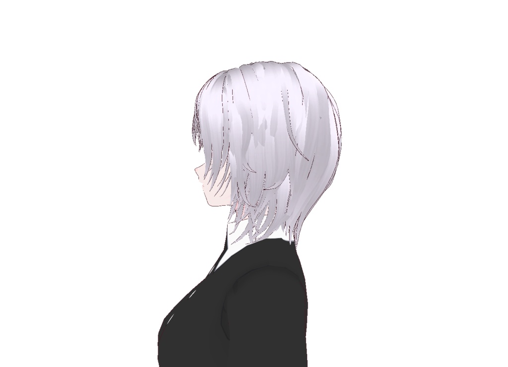 【vroid 髪】儚げウルフ 女 中性 ヘア ヘアプリセット