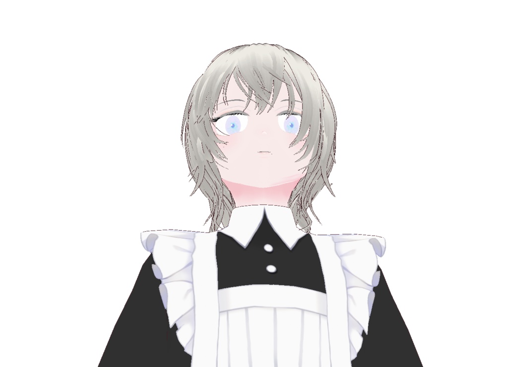 【vroid 髪】儚げウルフ 女 中性 ヘア ヘアプリセット