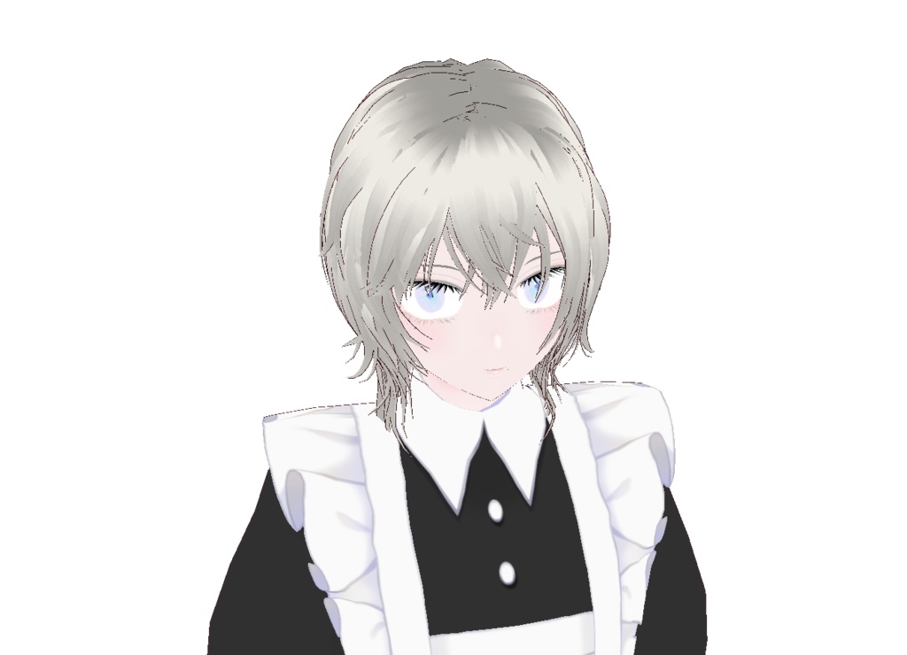 【vroid 髪】儚げウルフ 女 中性 ヘア ヘアプリセット