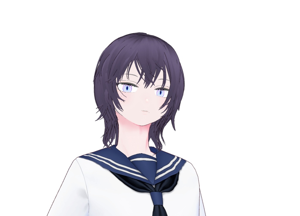 【vroid 髪】儚げウルフ 女 中性 ヘア ヘアプリセット