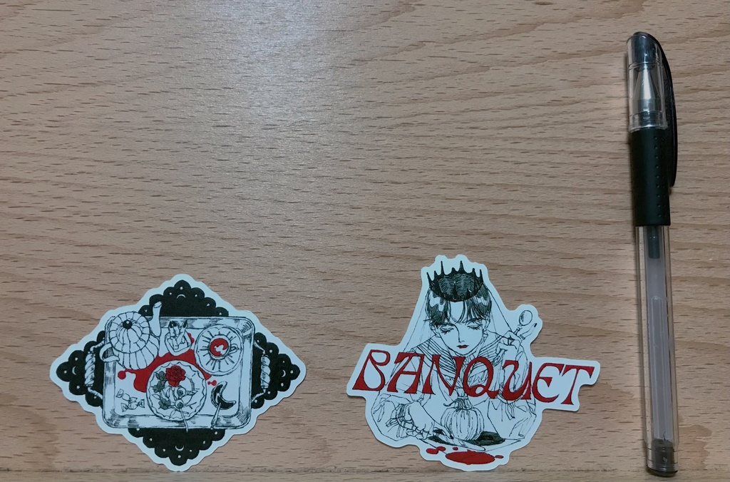 「魔女のティータイム」ステッカー