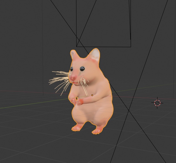 Animal3DCG：雑種のハムスター(Hamster) - 璃々鮨（ReReSushi