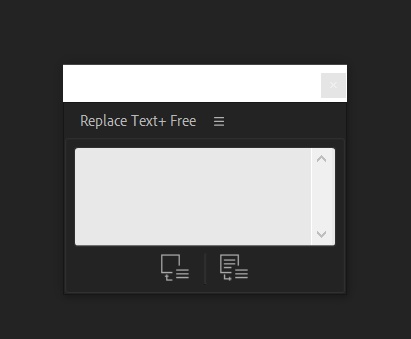 テキスト置き換えスクリプト/お試し版あり/ Replace Text
