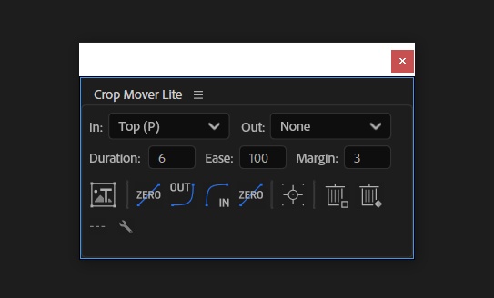 出現モーション作成スクリプト / CROP MOVER