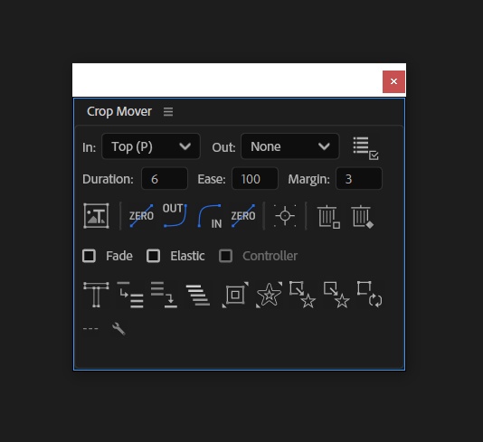 出現モーション作成スクリプト / CROP MOVER