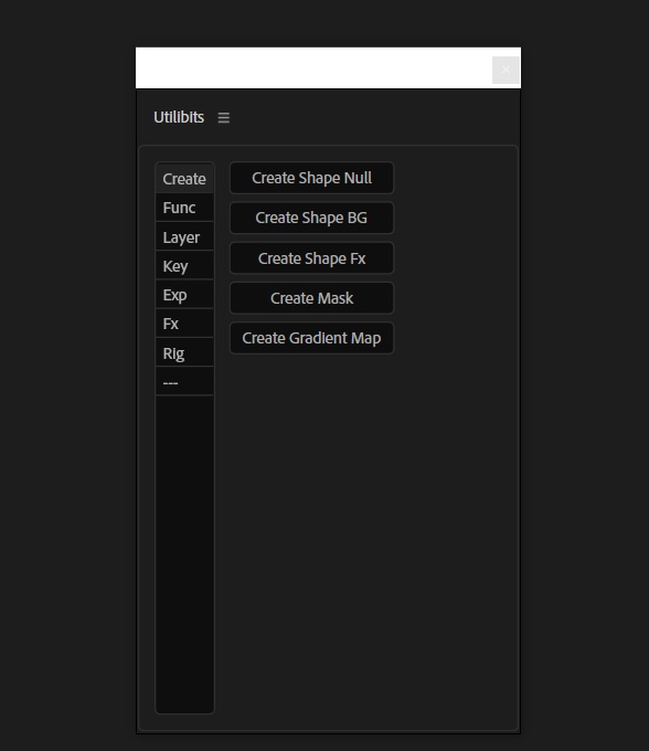 AEスクリプトセット | Utilibits