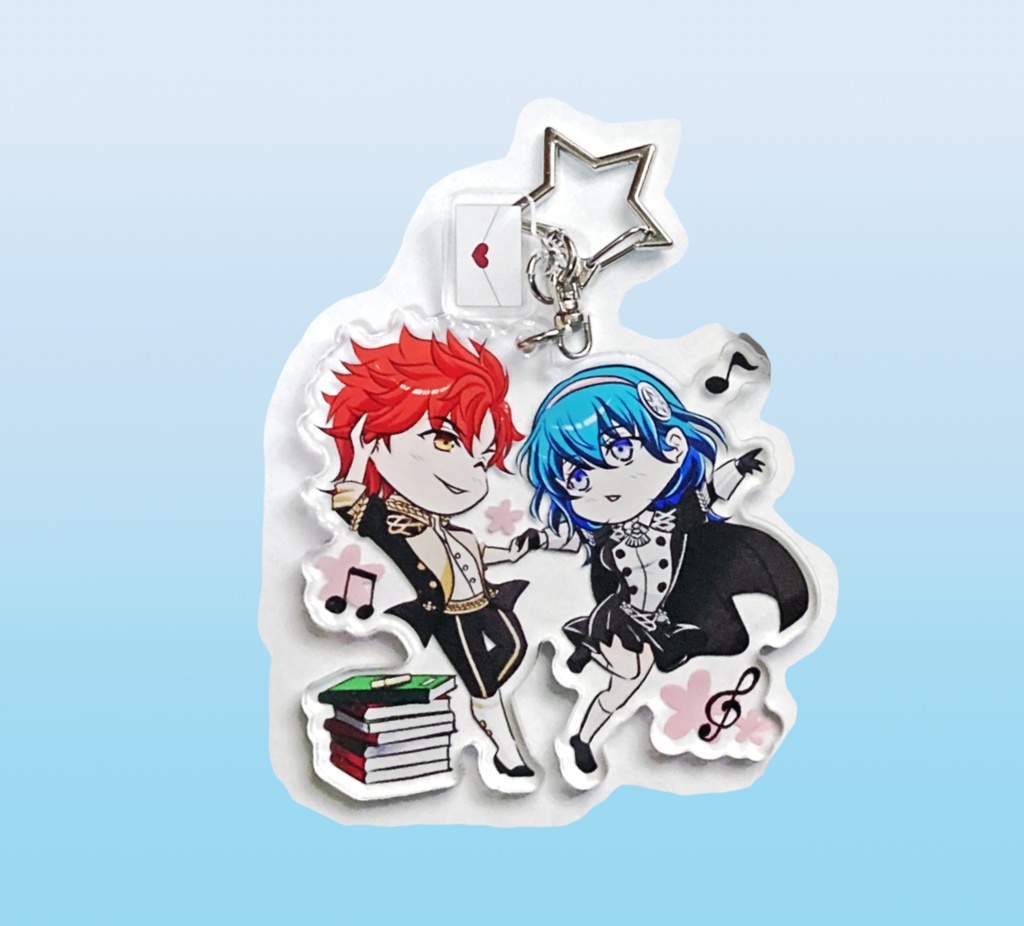 シルレスアクリルキーホルダー