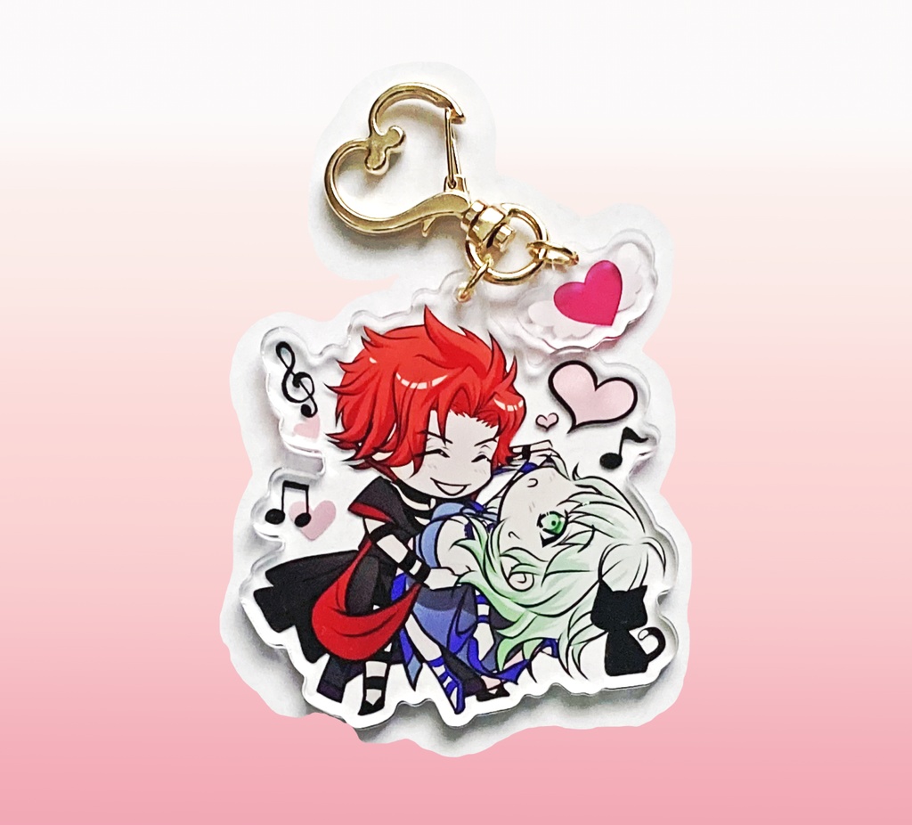 シルレスアクリルキーホルダー