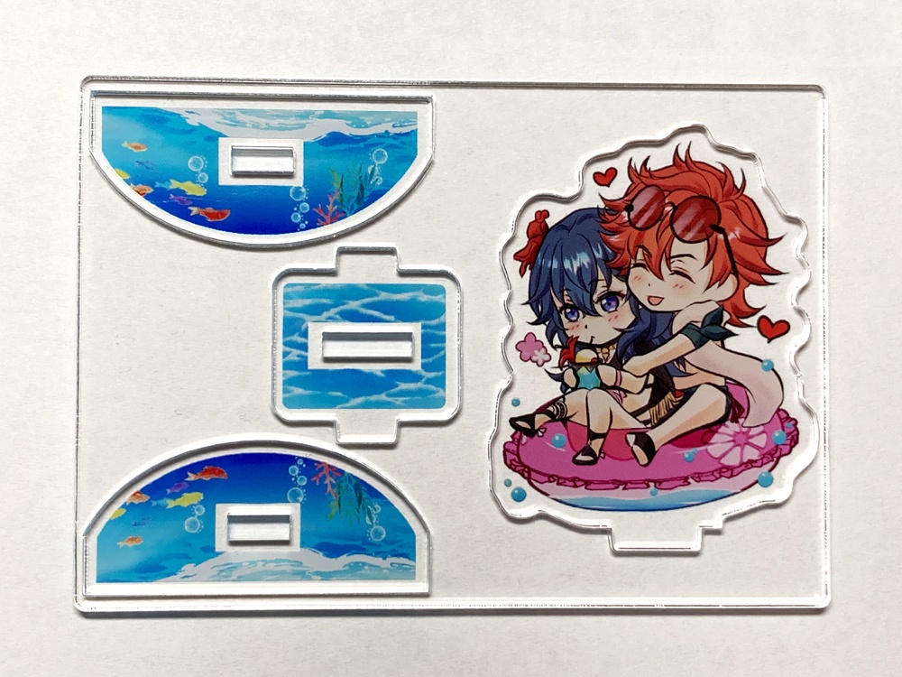 シルレスアクスタ(お茶会、水着ゆらゆら)