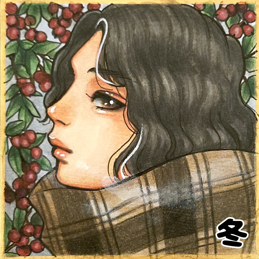 豆色紙原画(全4種)