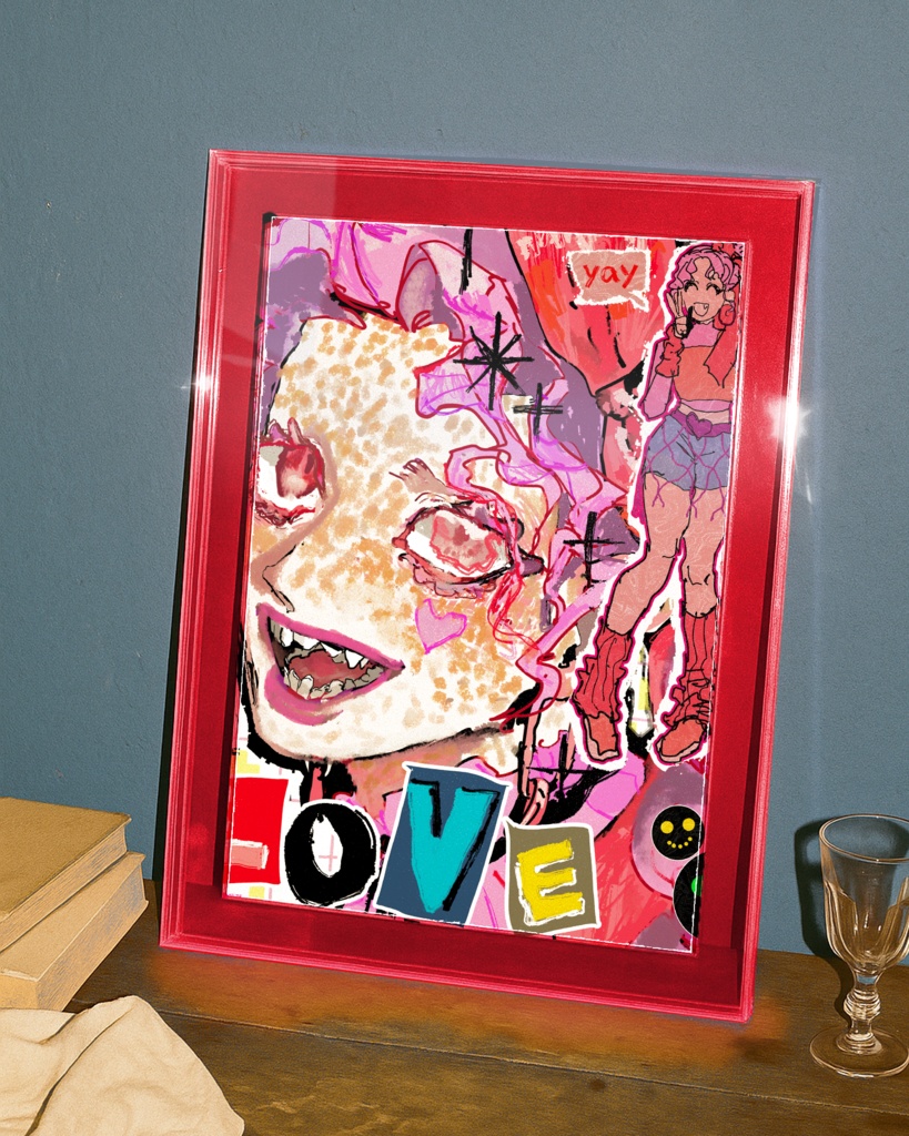 手書き | コラージュ | 手帳デコ | 12set | JPG | 350dpi