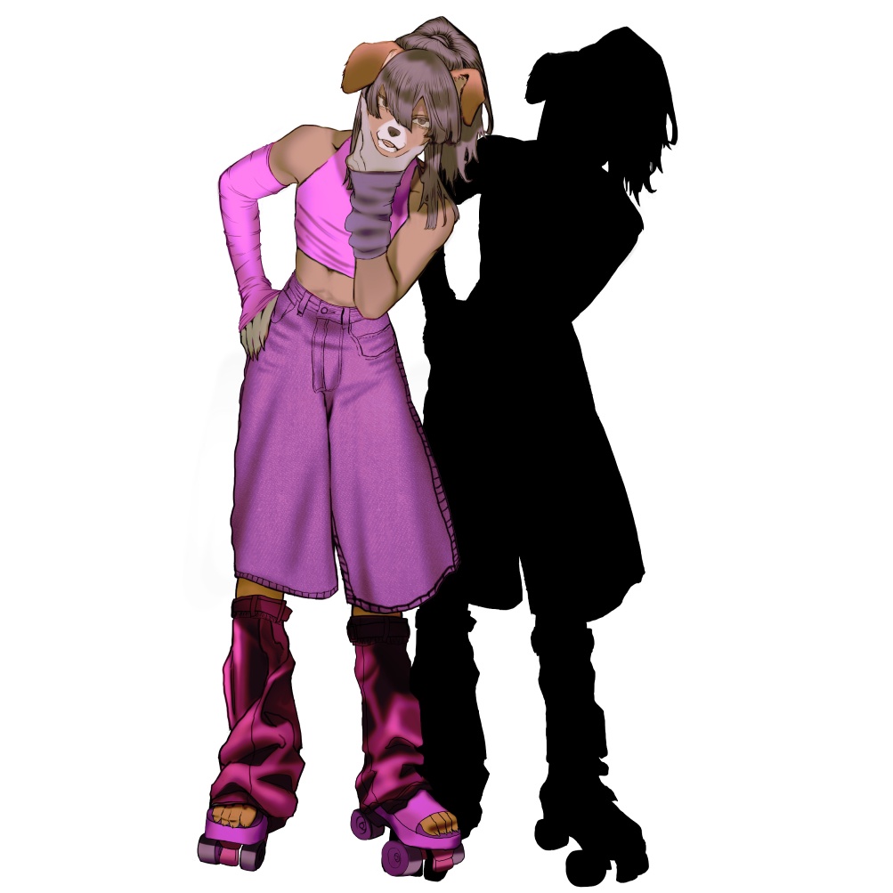 立ち絵 | 犬 | ケモ | PNG | 商用利用可能