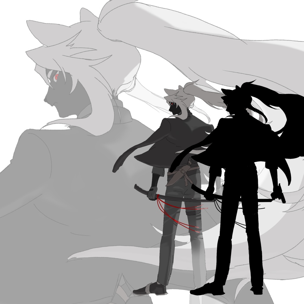 立ち絵 | ケモ  | 短刀 | PNG | 商用利用可能