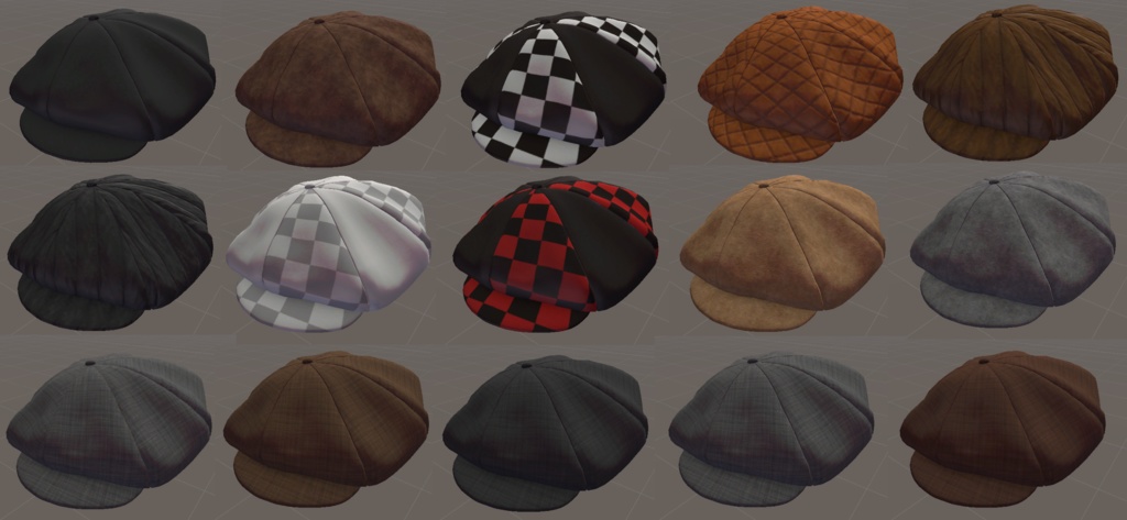 Casquette(帽子) 3Dモデル