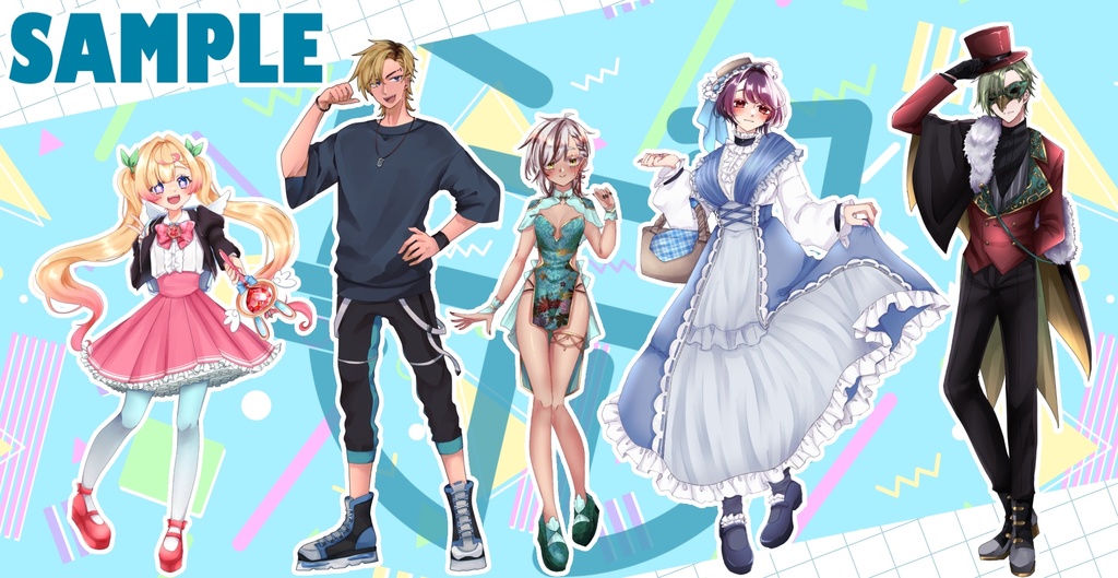 【Twitter相互限定】有償立ち絵依頼お支払い用