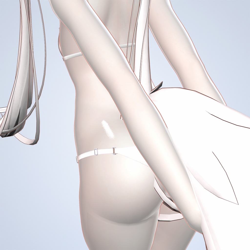 【Liltoon】=Blanc Barillant= 汎用 LilToonマテリアル プリセット『Hair・Head・Body・Cloth・Other』