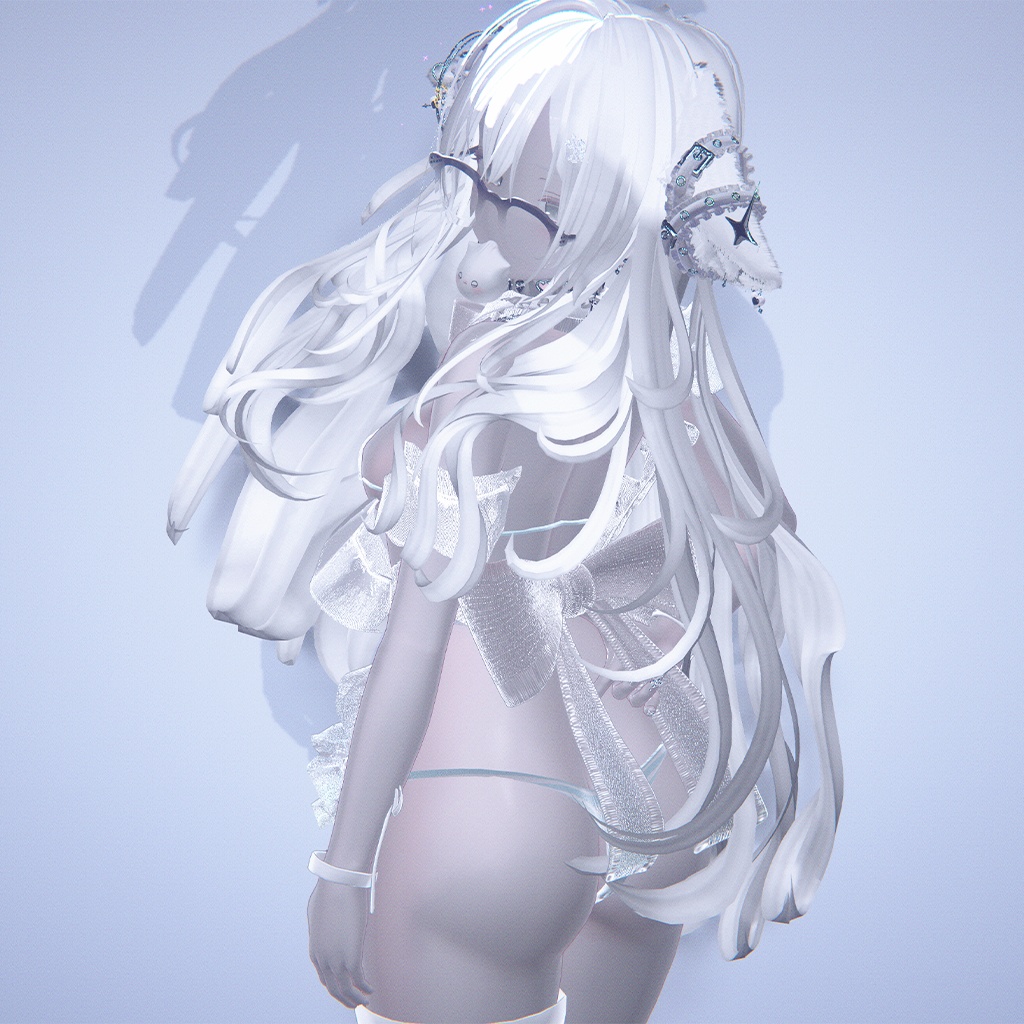 【Liltoon】=Blanc Barillant= 汎用 LilToonマテリアル プリセット『Hair・Head・Body・Cloth・Other』
