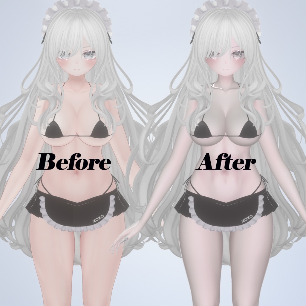 【Liltoon】=Blanc Rose Brillant= 汎用 LilToonマテリアル プリセット