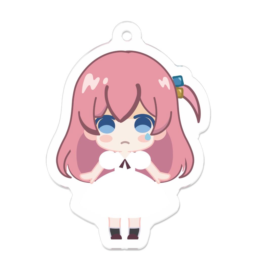 白ワンピースぼっちちゃんアクキー