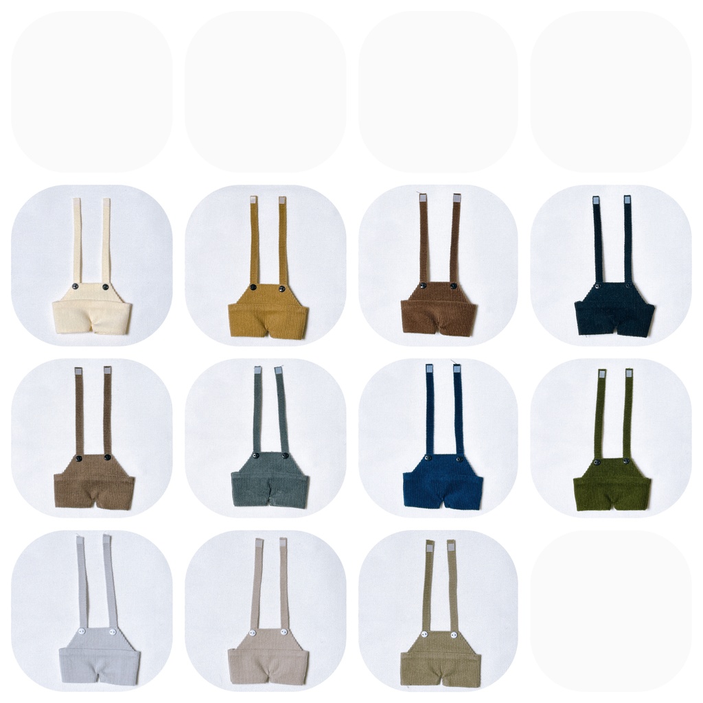 【10cm】corduroy salopette