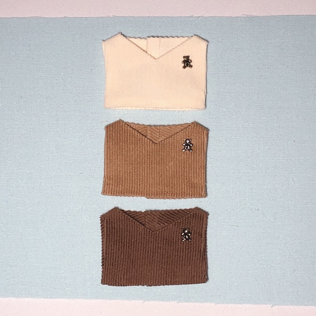 【10cm】corduroy vest